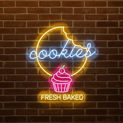 Cookies Neon Sign Wall Decor Art Led Sign