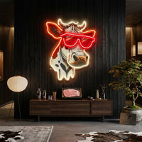 Cool Cow LED Neon Sign Light Pop Art