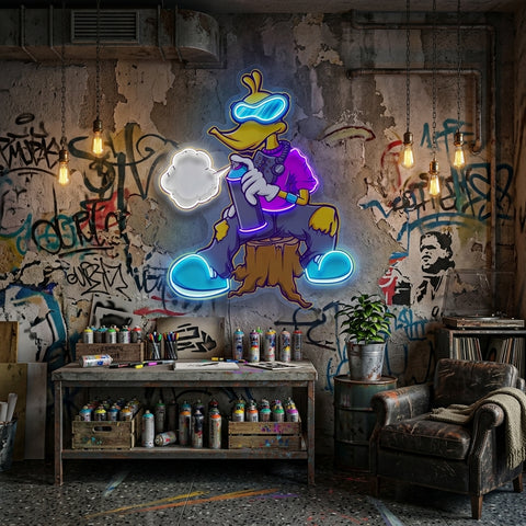 Cool Duck LED Neon Sign Light Pop Art