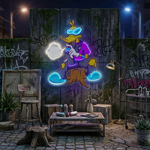 Cool Duck LED Neon Sign Light Pop Art