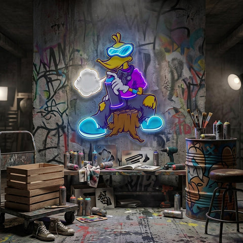 Cool Duck LED Neon Sign Light Pop Art