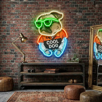 Cool Pug LED Neon Sign Light Pop Art