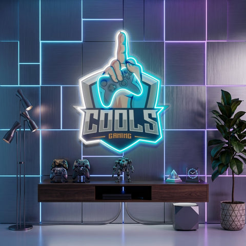 Cools Gaming LED Neon Sign Light Pop Art