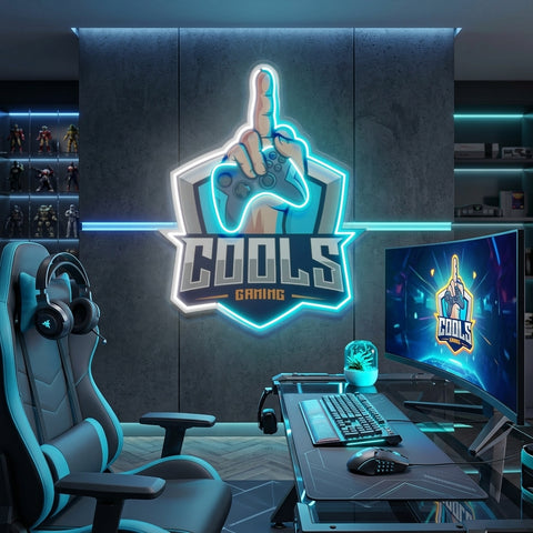 Cools Gaming LED Neon Sign Light Pop Art