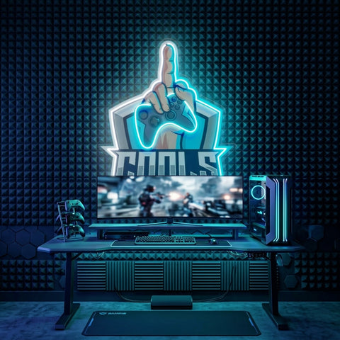 Cools Gaming LED Neon Sign Light Pop Art