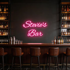 Custom Neon: Stevie's Bar