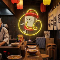 Cup Noodles LED Neon Sign Light Pop Art