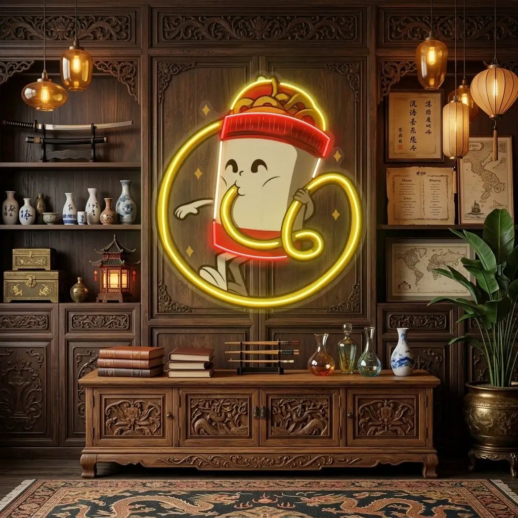 Cup Noodles LED Neon Sign Light Pop Art