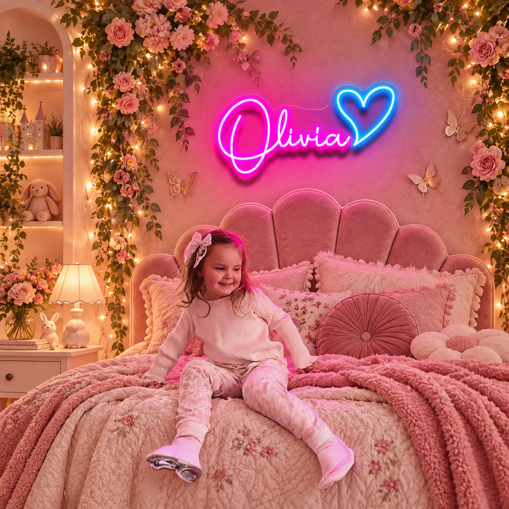 Custom Neon Sign, Custom Neon Sign Wedding, Custom Name Neon Sign