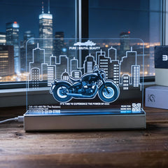 Custom 3D LED Motorcycle Night Light SGTN031