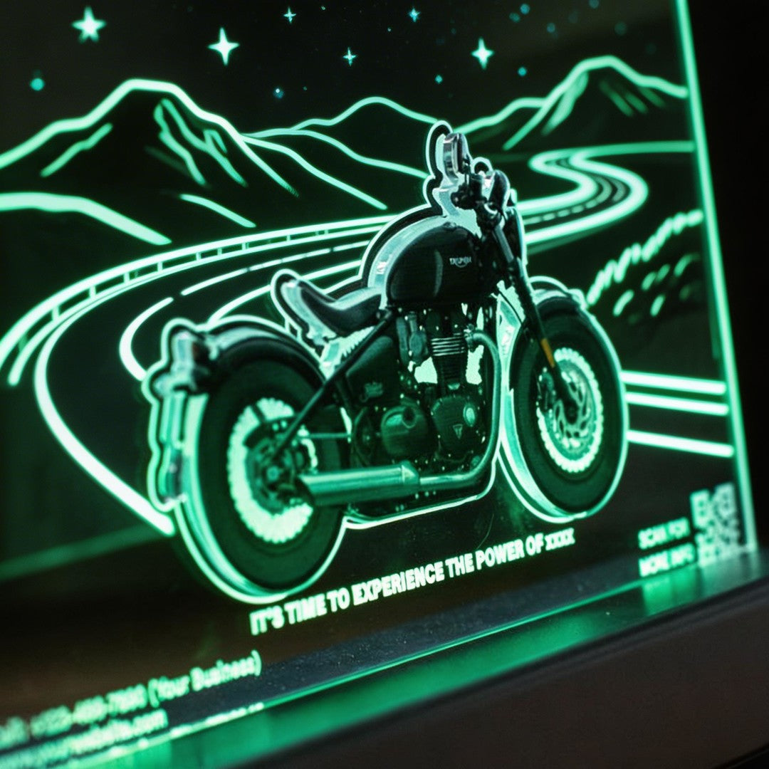Custom 3D LED Motorcycle Night Light SGTN031