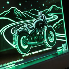 Custom 3D LED Motorcycle Night Light SGTN031