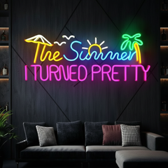 The Summer I Turned Pretty Led Neon Sign Neon Room Decor Sign