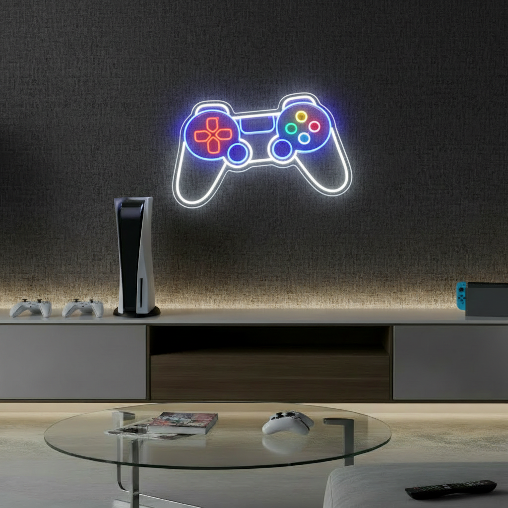 Game Controller Neon Sign Gaming Room Decor Sign - VN03 - Customneonstudio