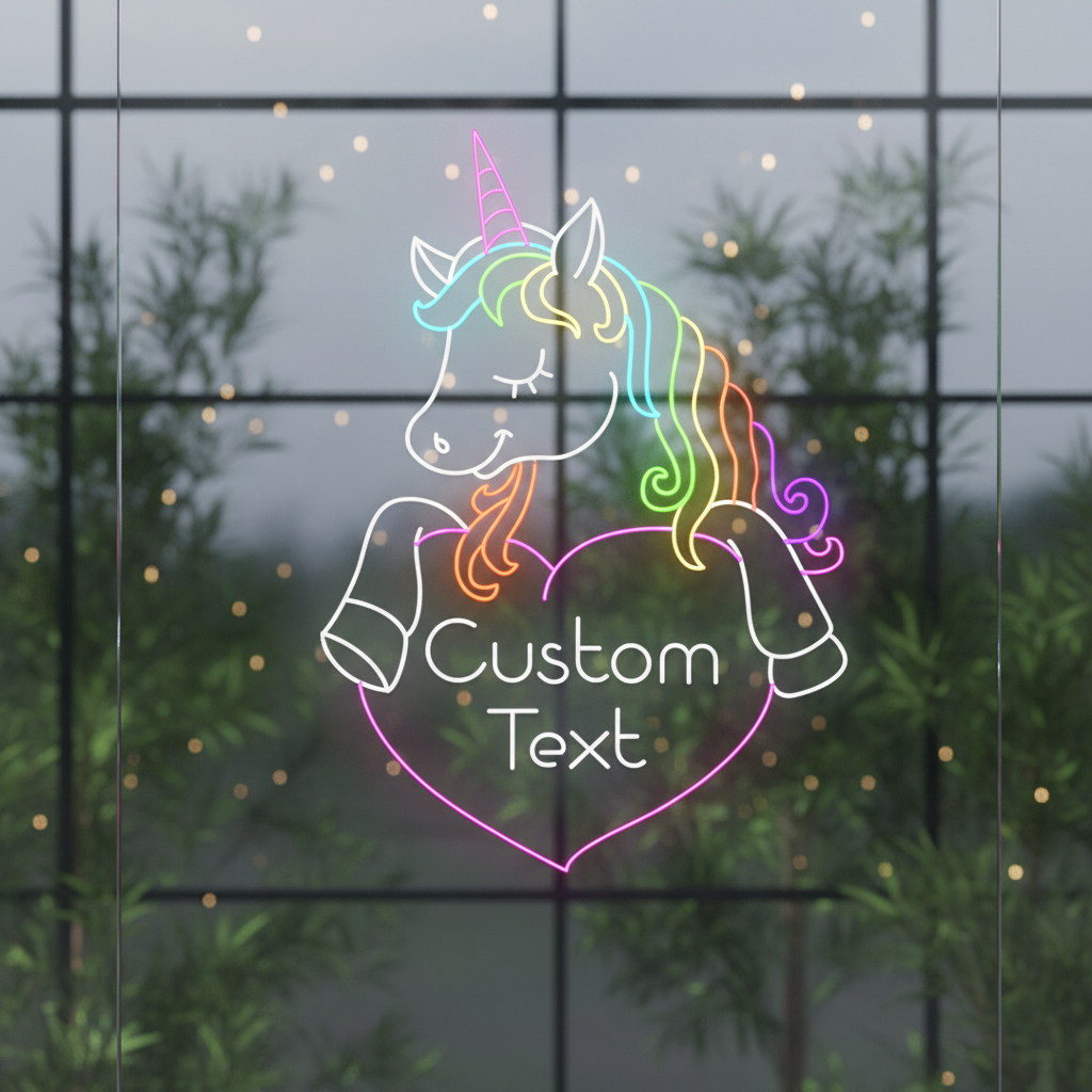 Personalized Unicorn LED Neon Sign Wall&Party Decor