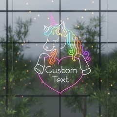 Personalized Unicorn LED Neon Sign Wall&Party Decor