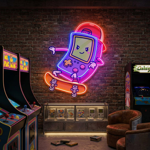 Cute Game Controller LED Neon Sign Light Pop Art