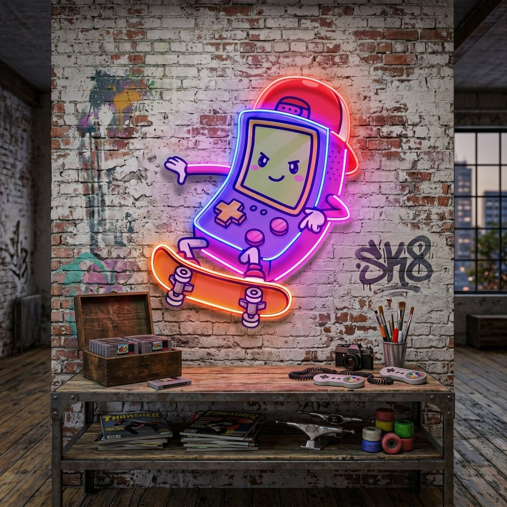 Cute Game Controller LED Neon Sign Light Pop Art