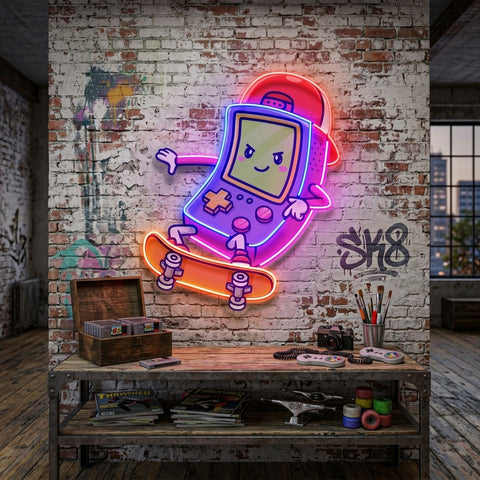 Cute Game Controller LED Neon Sign Light Pop Art