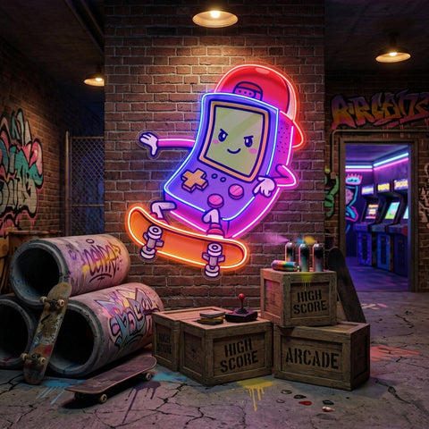 Cute Game Controller LED Neon Sign Light Pop Art