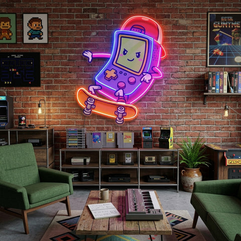 Cute Game Controller LED Neon Sign Light Pop Art