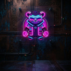 Cyberpunk Panda LED Neon Sign Light Pop Art