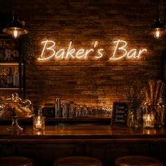 Custom Neon: Baker’s Bar