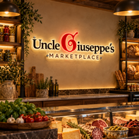 Uncle Giuseppe’s Marketplace Logo - Custom LED Neon Sign