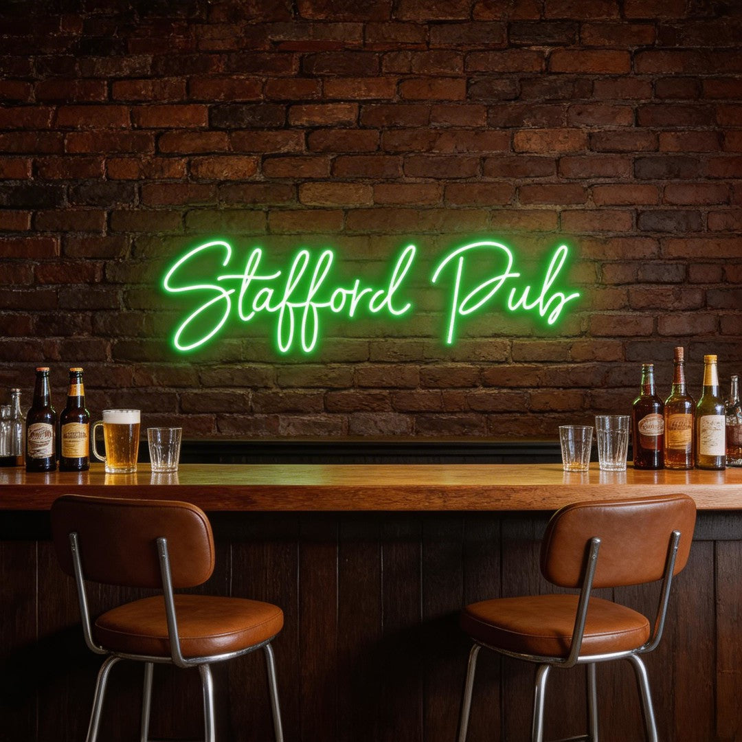 Custom Neon: Stafford Pub