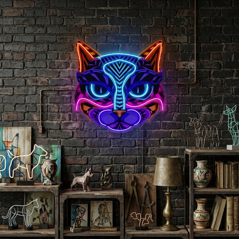 Decorative Cat LED Neon Sign Light Pop Art