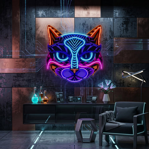 Decorative Cat LED Neon Sign Light Pop Art