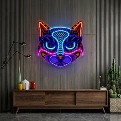 Decorative Cat LED Neon Sign Light Pop Art