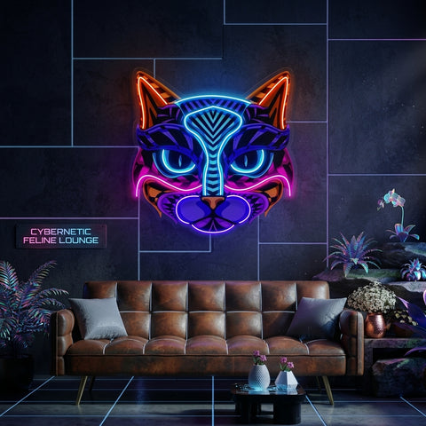 Decorative Cat LED Neon Sign Light Pop Art