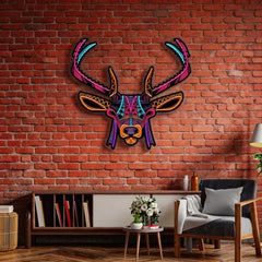 Decorative Deer LED Neon Sign Light Pop Art