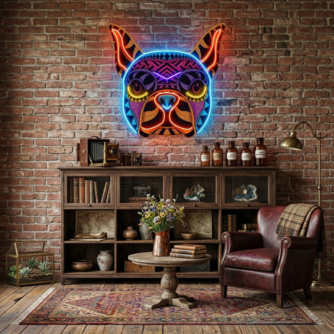 Decorative Dog LED Neon Sign Light Pop Art