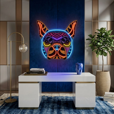 Decorative Dog LED Neon Sign Light Pop Art