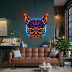 Decorative Dog LED Neon Sign Light Pop Art