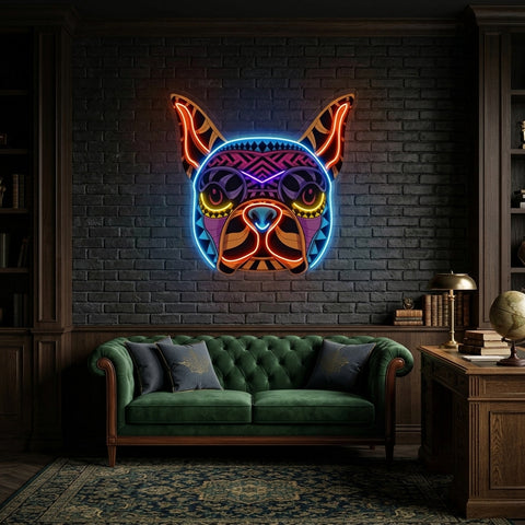 Decorative Dog LED Neon Sign Light Pop Art