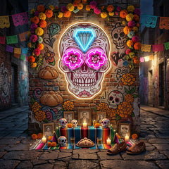 Decor Skull LED Neon Sign Light Pop Art