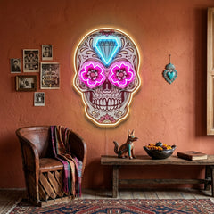 Decor Skull LED Neon Sign Light Pop Art