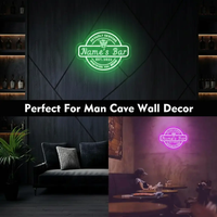 Personalized Bar Cocktail Beer Signs LED Neon Lights for Men Gifts