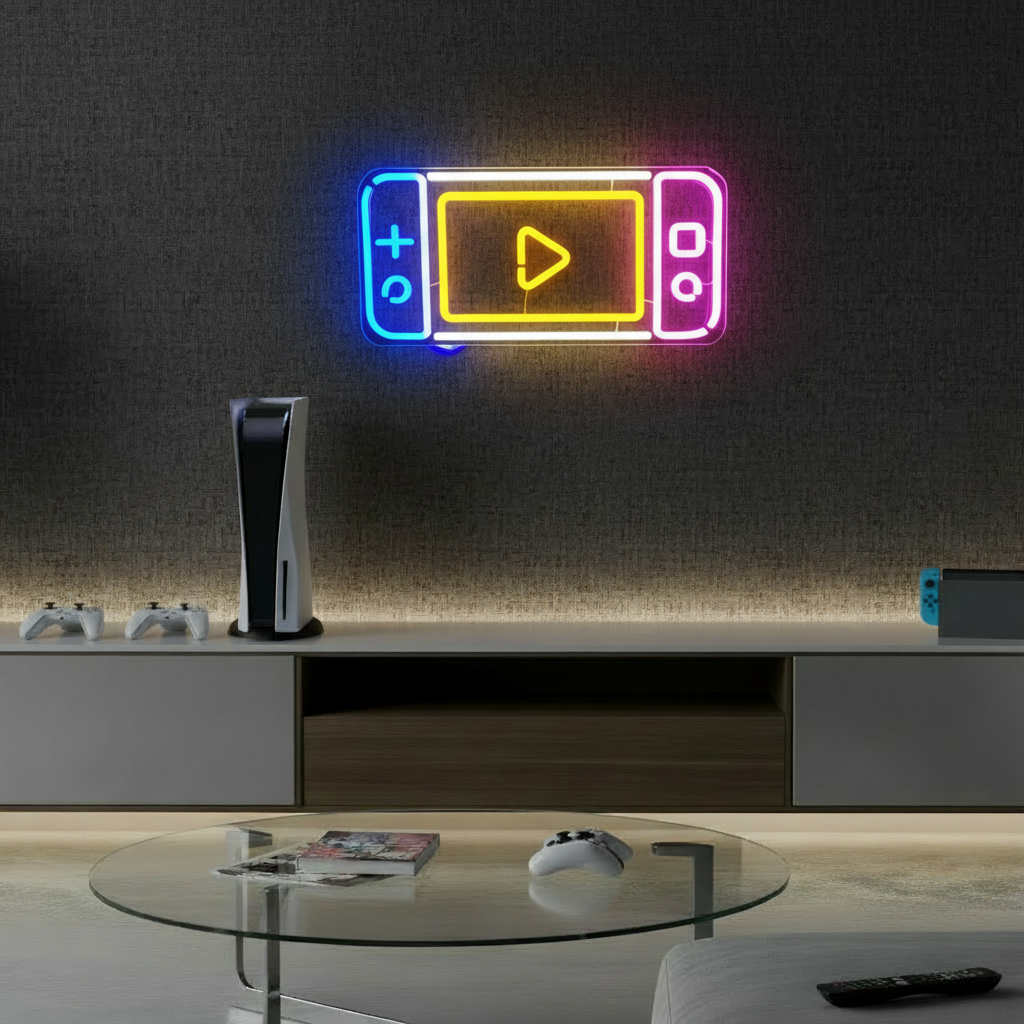 Game Switch Neon Sign For Gaming Room Decor - VN03 - Customneonstudio