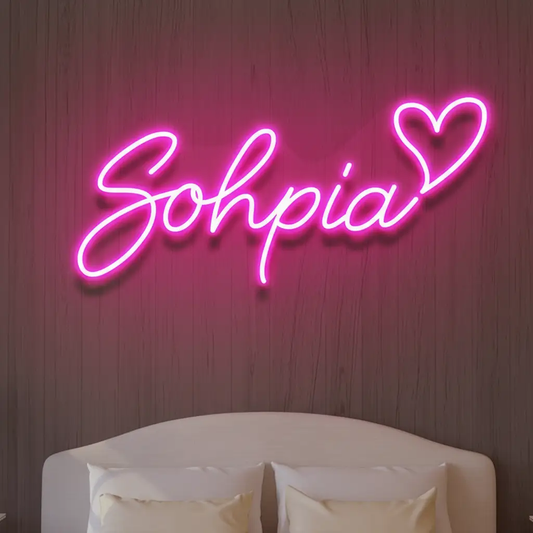 Custom Name Led Neon Sign Wedding Neon Sign Gift
