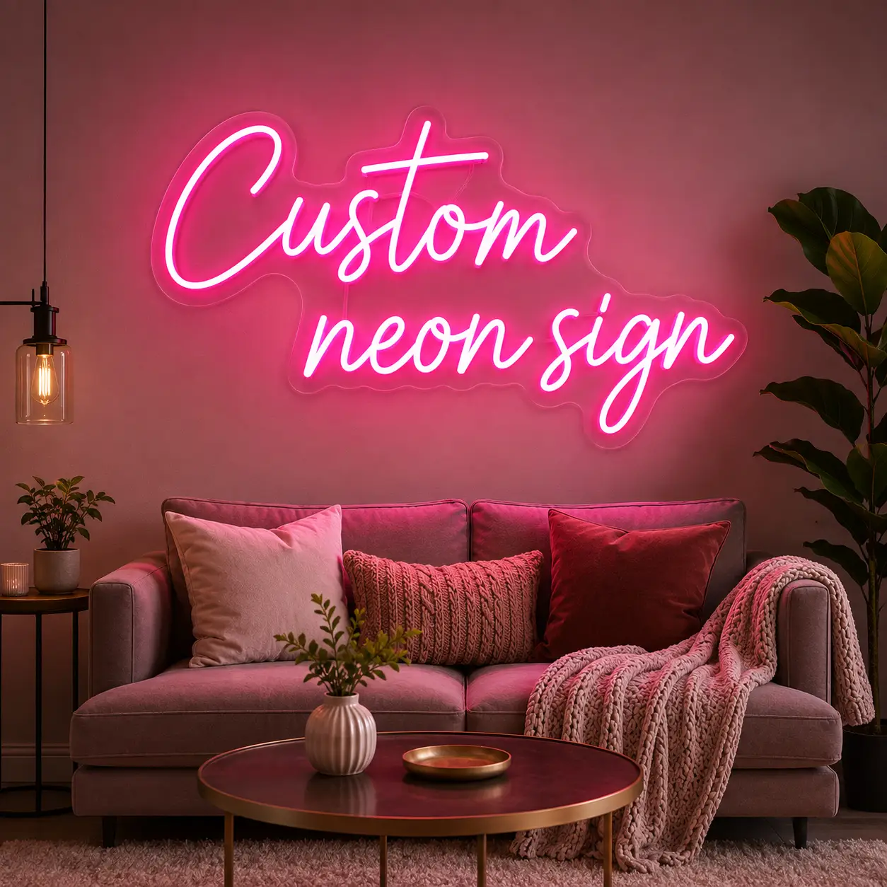 Custom Neon Sign – Personalized LED Neon Sign for Text & Logo Designs