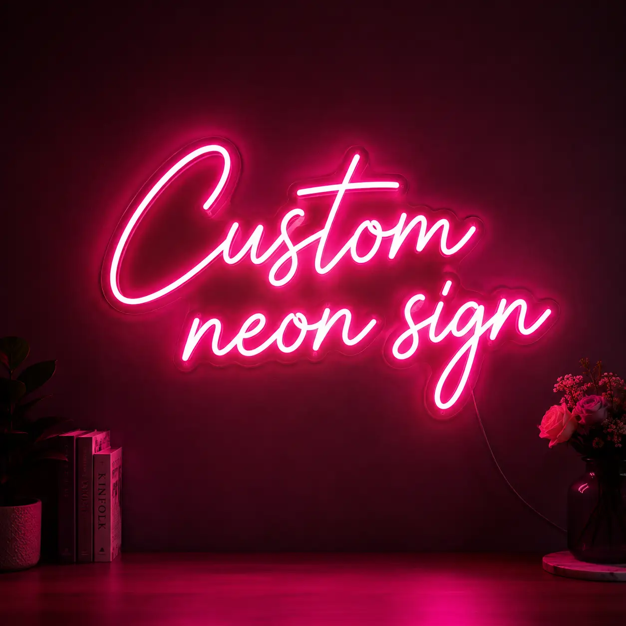Custom Neon Sign – Personalized LED Neon Sign for Text & Logo Designs
