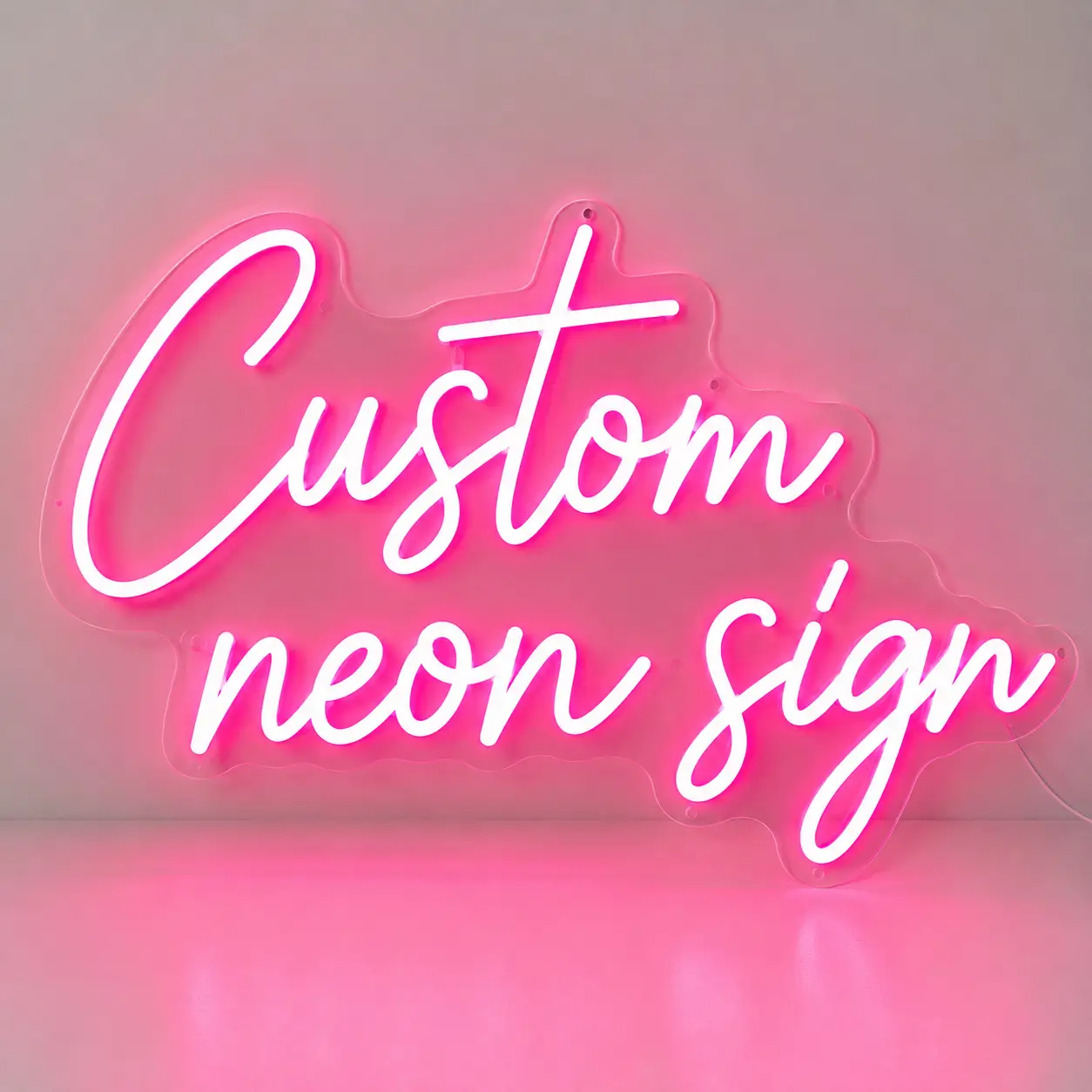 Custom Neon Sign – Personalized LED Neon Sign for Text & Logo Designs