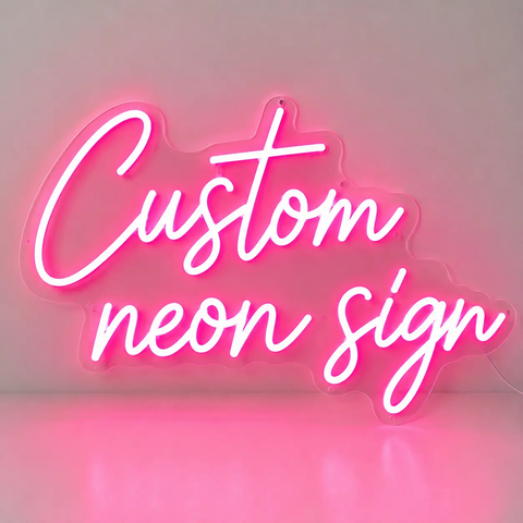 Custom Neon Sign – Personalized LED Neon Sign for Text & Logo Designs