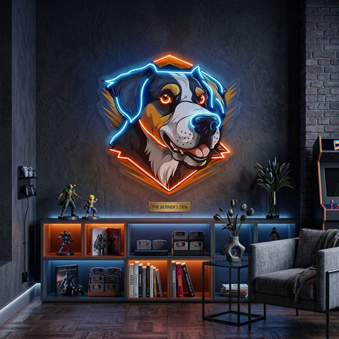 Dog Mascot LED Neon Sign Light Pop Art