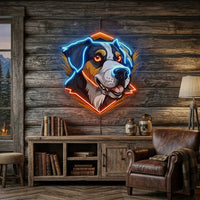 Dog Mascot LED Neon Sign Light Pop Art