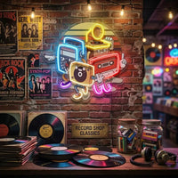 Doodle Music LED Neon Sign Light Pop Art